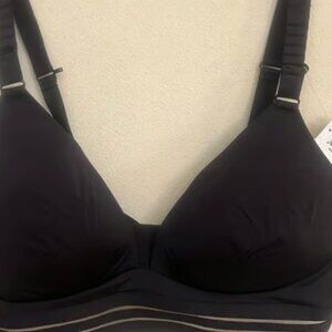 NEW NWT ExOfficio Black Modern Travel Bra Women's Size L/G Black Atheltic